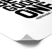 Was auch immer Sie sind, seien Sie ein guter, Abra Poster (Ecke)