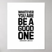 Was auch immer Sie sind, seien Sie ein guter, Abra Poster (Vorne)