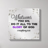 Was auch immer Sie tun: Zitat über die Verse Gotte Leinwanddruck (Vorderseite)