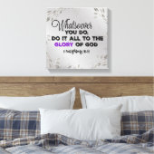 Was auch immer Sie tun: Zitat über die Verse Gotte Leinwanddruck (Insitu (Schlafzimmer))