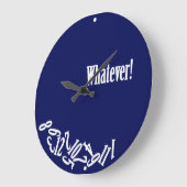 Was auch immer - Stückzahlen Große Wanduhr (Winkel)