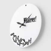 Was auch immer - Stückzahlen Große Wanduhr (Winkel)