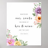 Was auch immer unsere Soule sind, Emily Bronte Poster (Vorne)