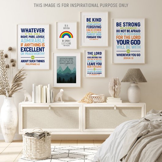 Was auch immer wahr ist, die Philippinen 4:8 Post Poster