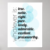 Was auch immer wahr ist, nobel, richtig, die Phili Poster (Vorne)