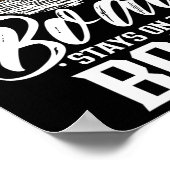 Was auf dem Boot Bleibe auf dem Bootskipp Poster (Ecke)