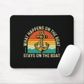 Was auf dem Boot Bleibe - Boot Mousepad (Mit Mouse)