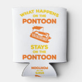 Was auf dem Pontoon Bleibe auf dem Pontoon B Dosenkühler (Rückseite)