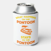 Was auf dem Pontoon Bleibe auf dem Pontoon B Dosenkühler (Kanne Rückseite)