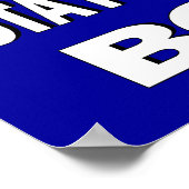 Was auf dem Schiff bleibe - lustig Poster (Ecke)