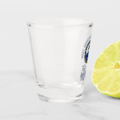 Was auf dem Steg bleibe Schnapsglas (Links)
