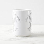 Was auf der Bahn geschieht, bleibe auf der Bahn Kaffeetasse (Mittel)