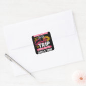 Was auf der Girls-Reise passiert, Bleibe auf den M Quadratischer Aufkleber (Umschlag)