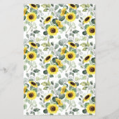 Was auf Ihrem Handy Sonnenblumen Dusche Game Card Flyer (Hinten)