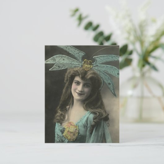 Was auf ihrem Kopf ist Postkarte (Stehend Vorderseite)