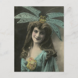 Was auf ihrem Kopf ist Postkarte