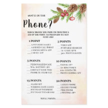 Was auf Ihrem Phone Polterabend Game Card Fly