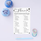 Was auf Ihrem Telefon ist | Duschspielkarte Flyer (Einzeln)