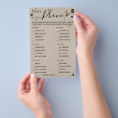 Was auf Ihrem Telefon ist | Duschspielkarte Flyer (Handgriff)