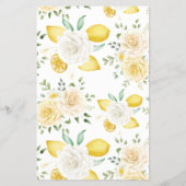 Was auf Ihrer Phone Lemon&Rose Shower Game Card Flyer (Hinten)