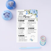 Was auf Ihrer Telefondusche Bilinguale Game Card F Flyer (Einzeln)