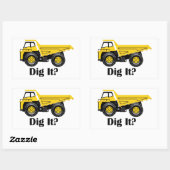 Was? - Aufkleber, glänzend Rechteckiger Aufkleber (Blatt)