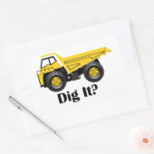 Was? - Aufkleber, glänzend Rechteckiger Aufkleber (Umschlag)