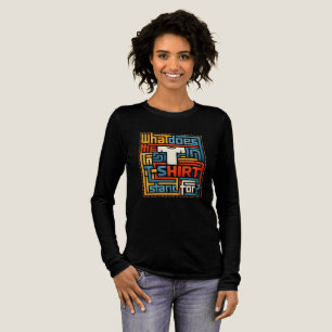 Was bedeutet das T im T-Shirt? Lustig Trendig Tri-Blend Shirt