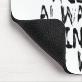 Was bedeutet wird, um Mousepad zu sein (Ecke)