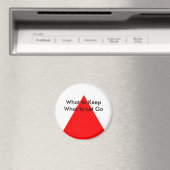 Was Behalten werden soll, um das MUSEUM Zazzle-Ges Magnet (In Situ (Geschirrspüler))
