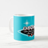 Was bei Bunco Bleibe bei Bunco Kaffeetasse (Vorderseite Links)