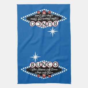Was bei Bunco geschieht, bleibe an Bunco Spaß Handtuch