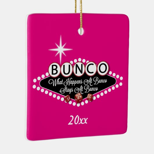 Was bei Bunco geschieht Keramikornament (Rechts)