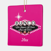 Was bei Bunco geschieht Keramikornament (Links)