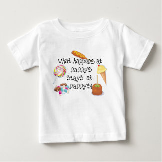 Was bei den BLEIBE von Kindermädchen auf Kindermäd Baby T-shirt