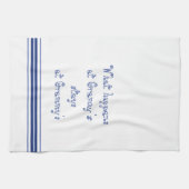 Was bei Grammy Bleibe bei Grammy Geschirrtuch (Horizontal)