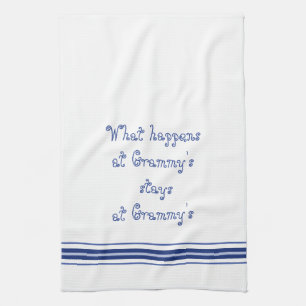 Was bei Grammy Bleibe bei Grammy Geschirrtuch