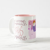 Was bei Memaws geschieht Zweifarbige Tasse (Vorderseite Links)