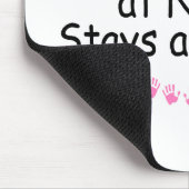 Was bei Nanas geschieht, bleibe bei Nanas Mousepad (Ecke)