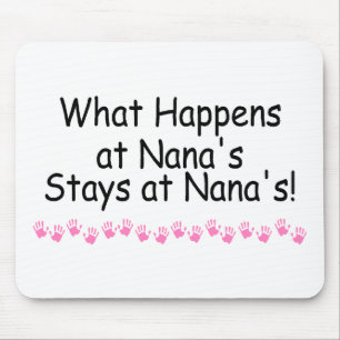 Was bei Nanas geschieht, bleibe bei Nanas Mousepad