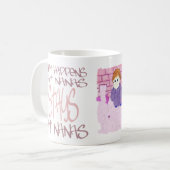 Was bei Nanas geschieht Kaffeetasse (Vorderseite Links)