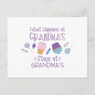 Was bei Oma passiert Postkarte