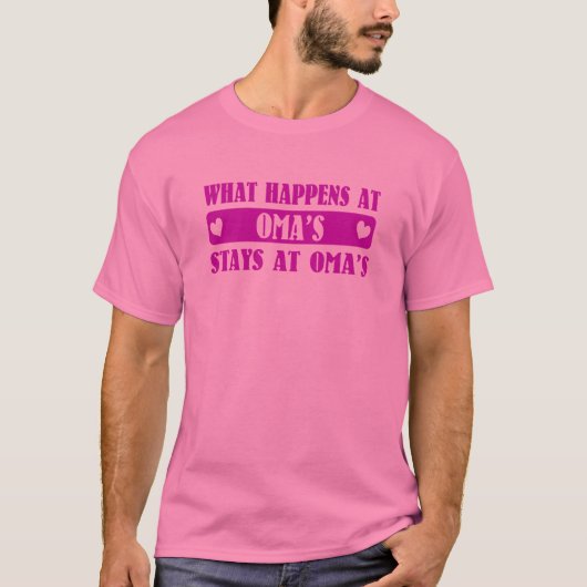Was bei Omas geschieht T-Shirt (Vorderseite)