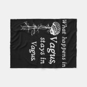 Was bei Vagus im Vagas Nervensystem Bleibe Fleecedecke (Vorderseite (Horizontal))