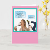 "Was bekommst du?" Karte (Gelbe Blume)