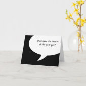 Was bekommt der Zahnarzt des Jahres? Karte (Gelbe Blume)