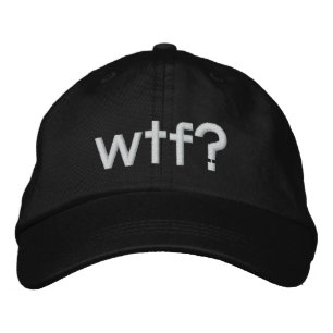 Was? Bestickte Kappe