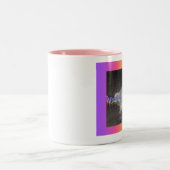 Was betrachten Sie? Zweifarbige Tasse (Mittel)