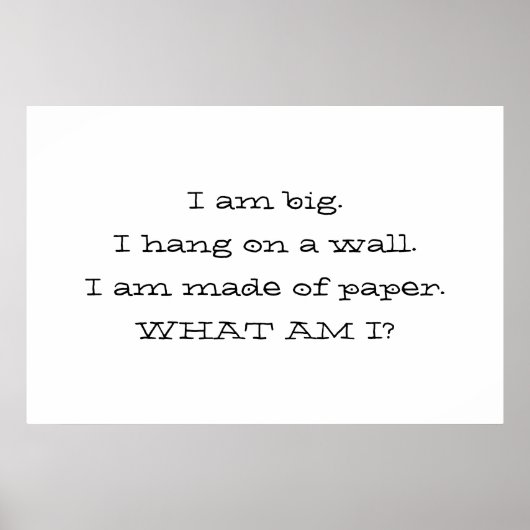 Was bin ich? poster (Vorne)