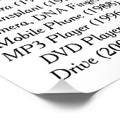 Was bist du älter als poster (Ecke)